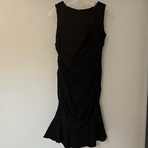 Sara Campbell Black Asymmetrical Dress